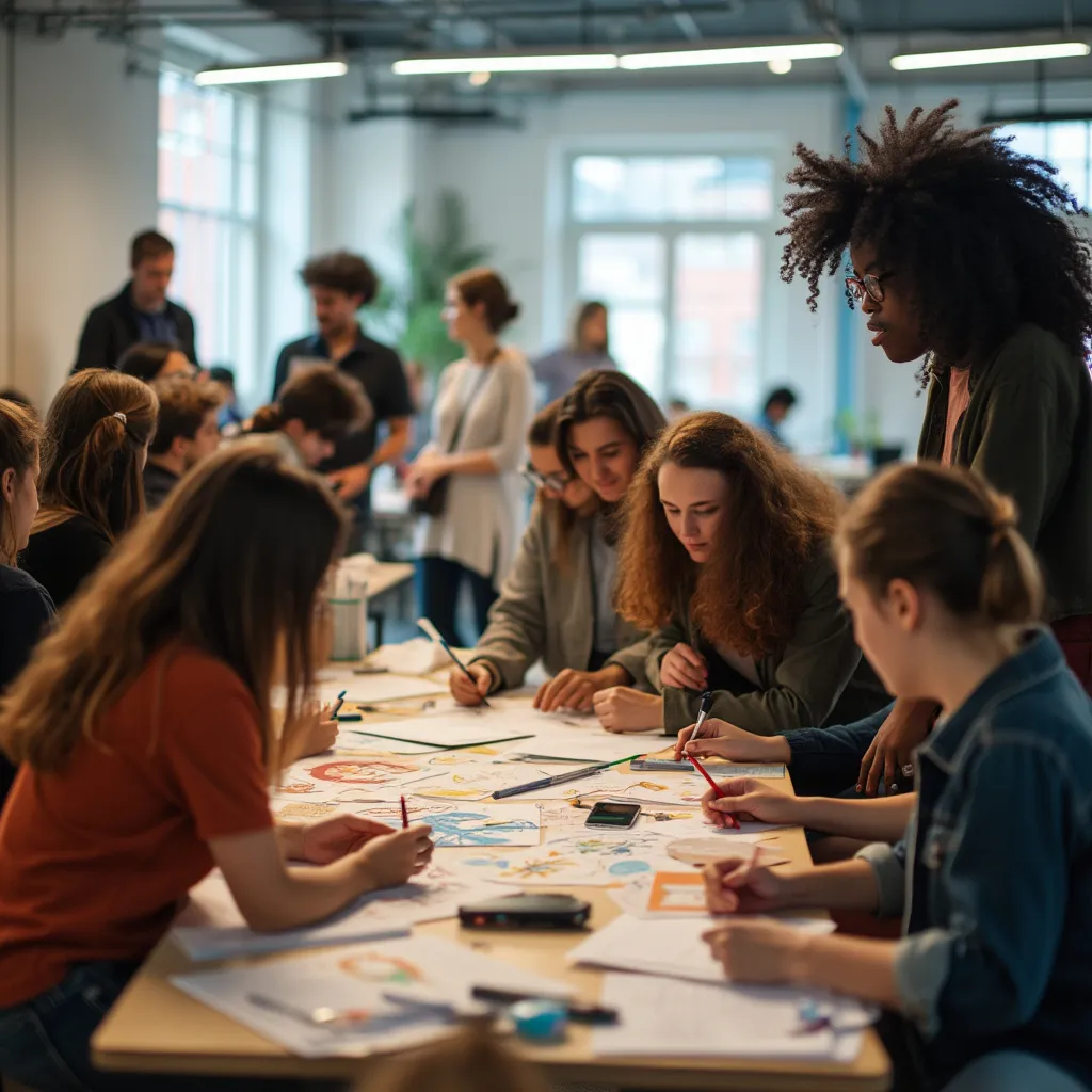 Taller de diseño en progreso